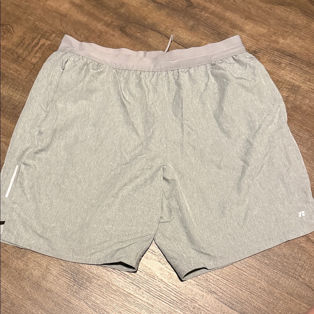 Russell Athletic Light Gray Men's Shorts